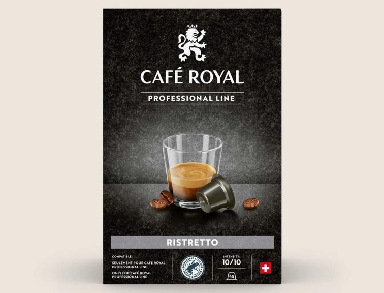 Boule de café Ristretto x54 Compatible CoffeeB - CAFÉ ROYAL